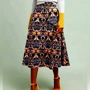 Eva Franco midi skirt, black, size 0